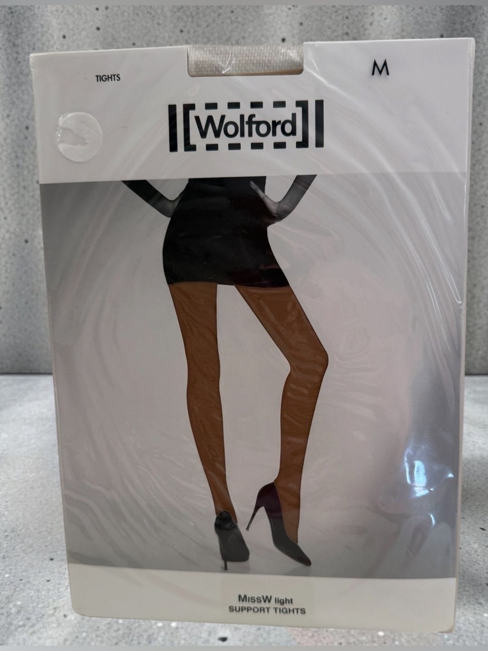 New! WOLFORD TERRE MISS W 40 LIGHT SUPPORT TIGHTS Size MEDIUM